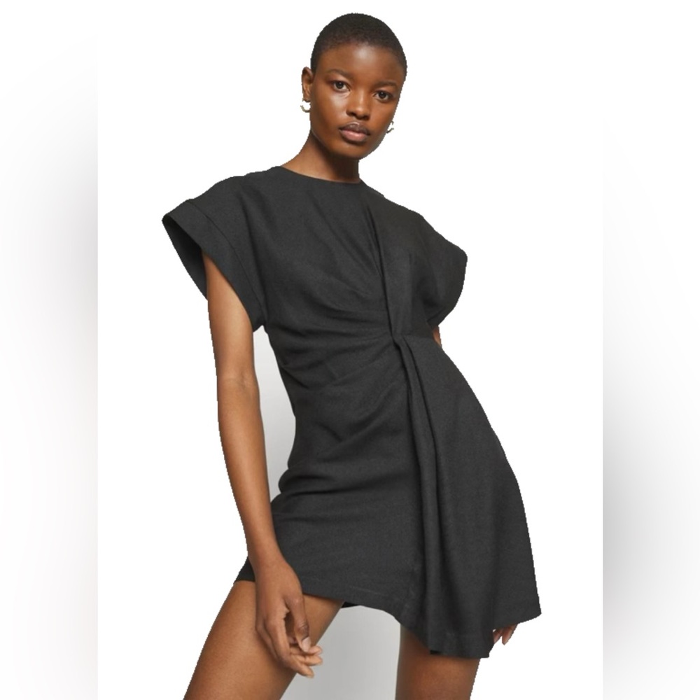IRO Asymmetrical Black Dress